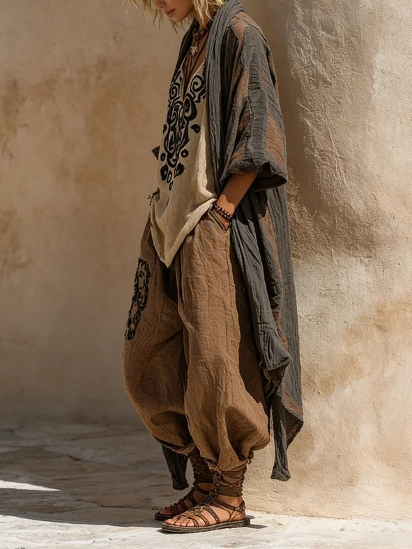 Solaya - Completo Boho Tre Pezzi