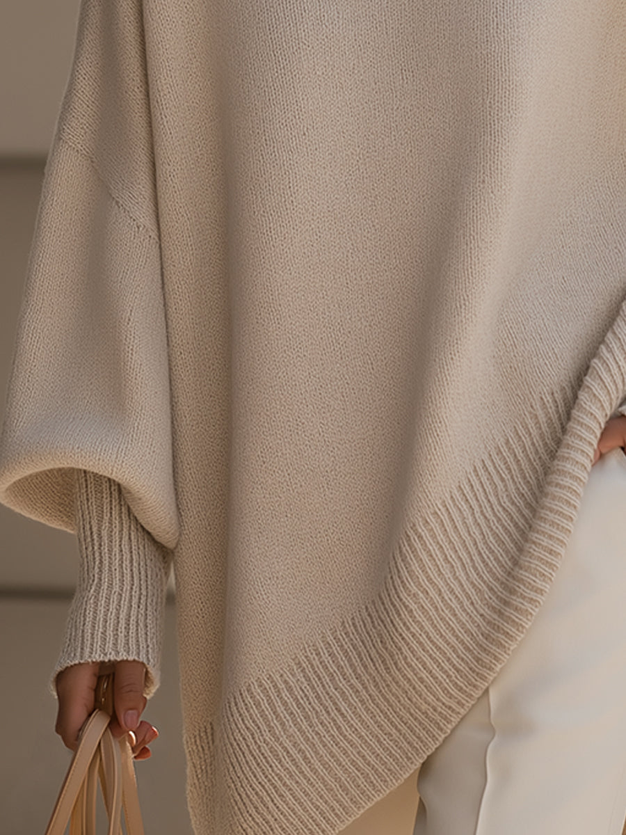 Lucille - Maglione over-size con scollo rotondo
