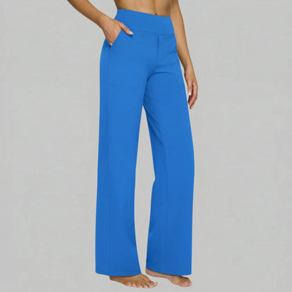 Klara - Pantaloni Stretch a Vita Alta con Tasche