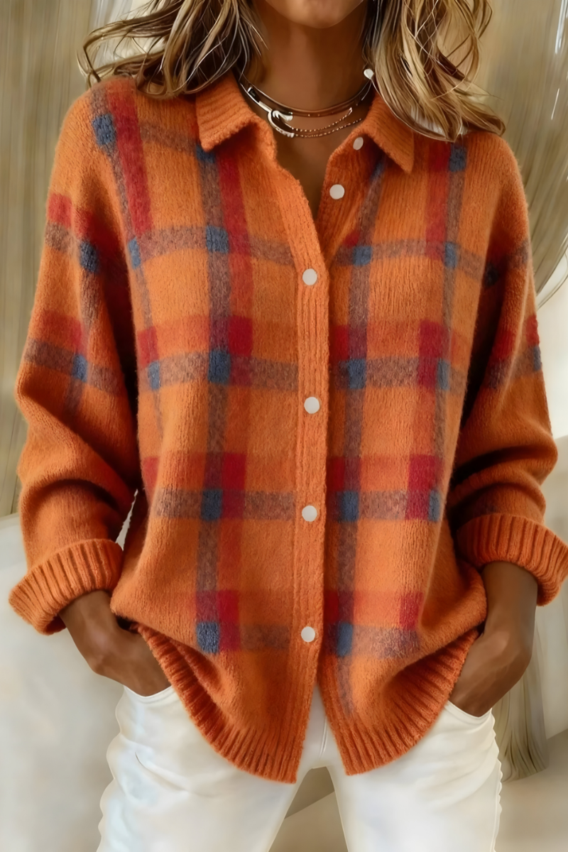 Anna - Cardigan a quadri