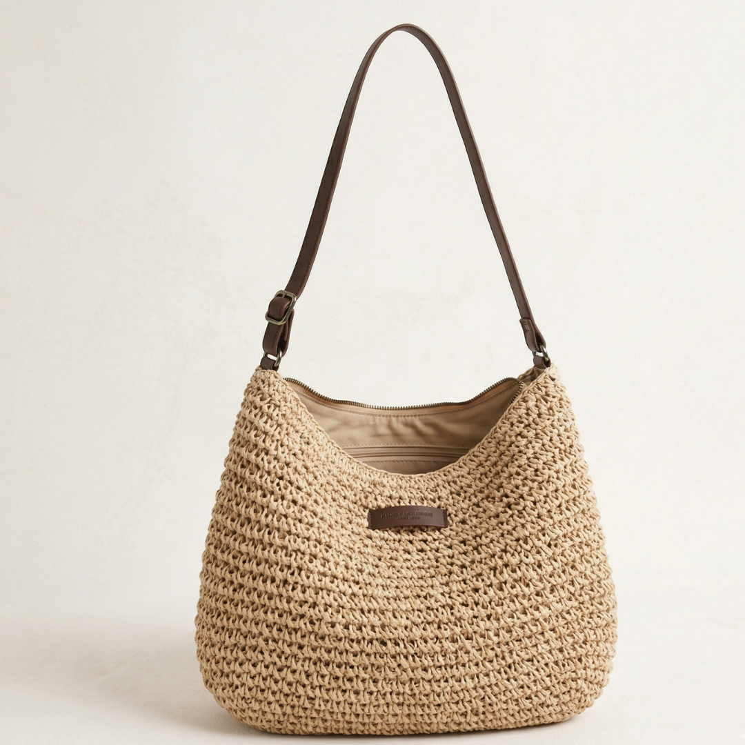 Simona - Borsa a tracolla intrecciata