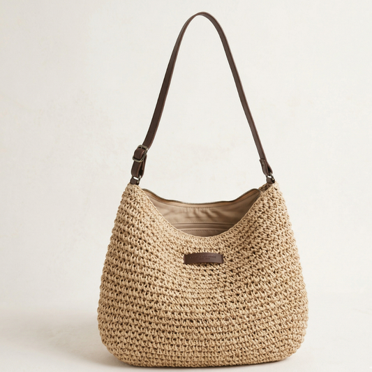 Simona - Borsa a tracolla intrecciata