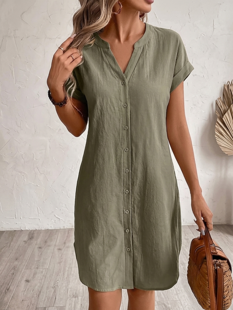 Maribel - Abito Camicia in Lino