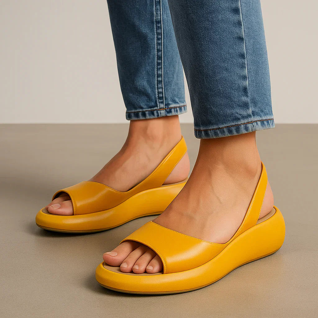 Gena - Sandali Slingback con punta aperta