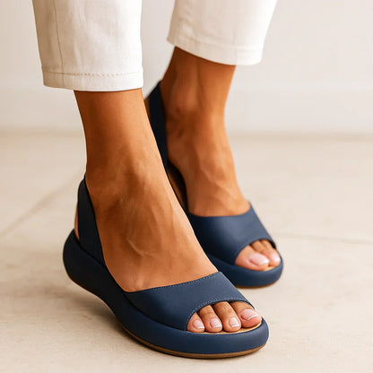 Gena - Sandali Slingback con punta aperta