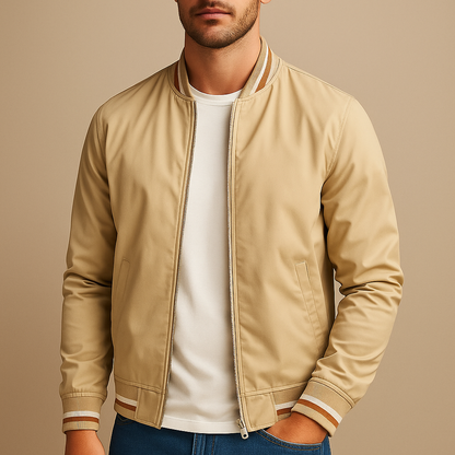 Velori - Giacca bomber in cotone resistente al vento