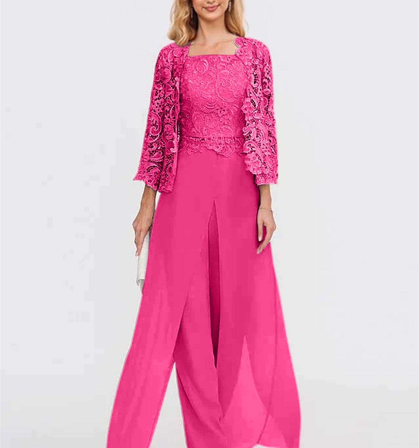 Aurette - Completo Pantaloni in Chiffon
