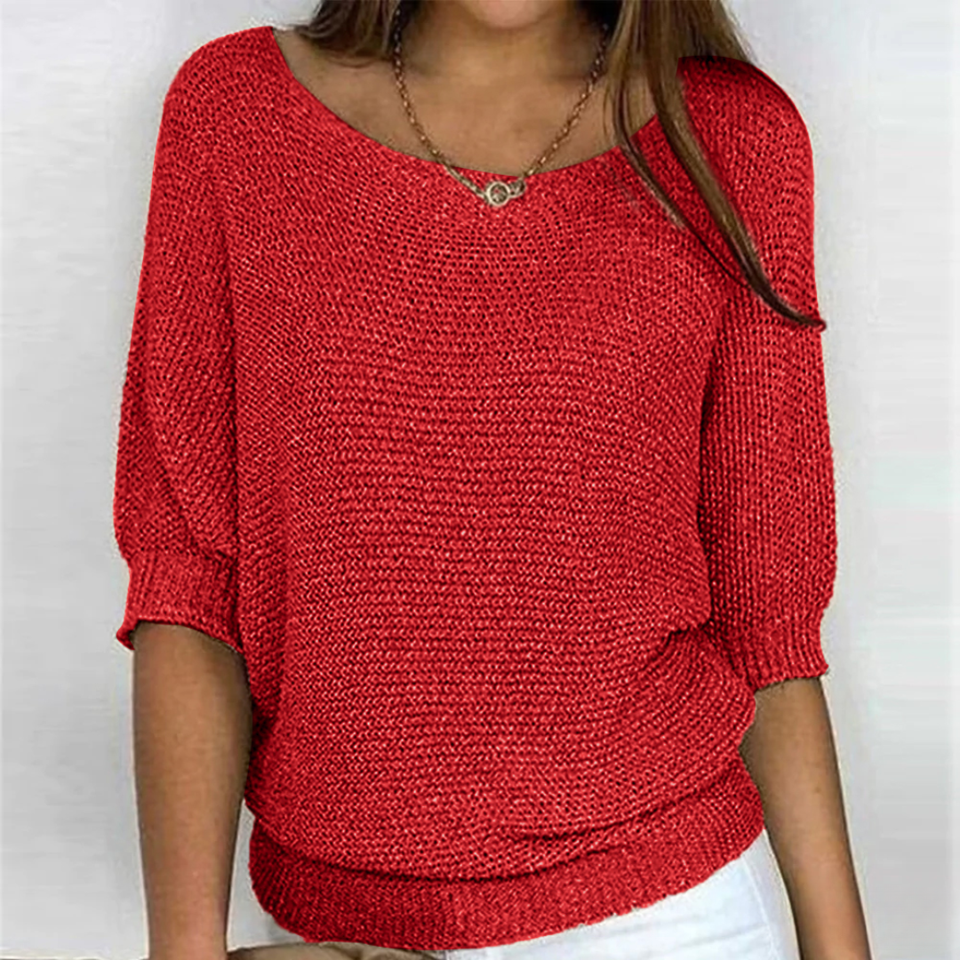 Liviana - Maglione a trecce leggero