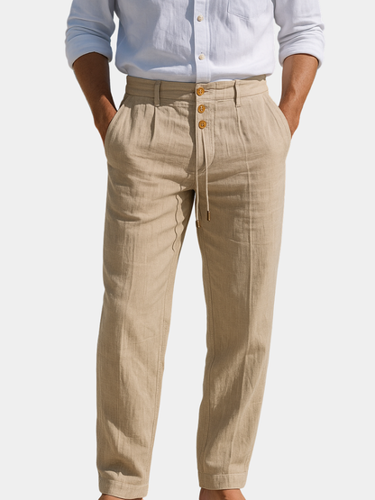 Matteo - Pantaloni in Lino Leggeri