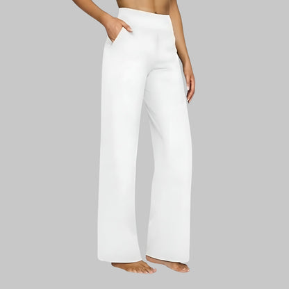 Klara - Pantaloni Stretch a Vita Alta con Tasche