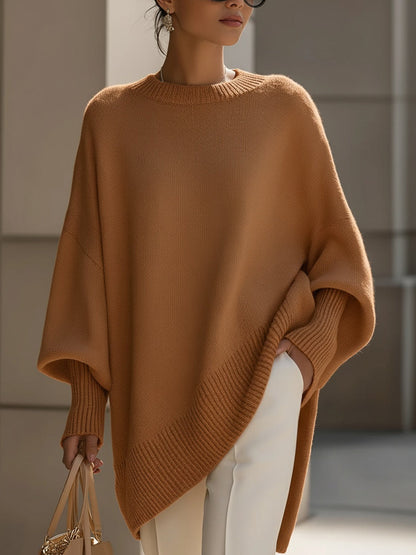 Lucille - Maglione over-size con scollo rotondo