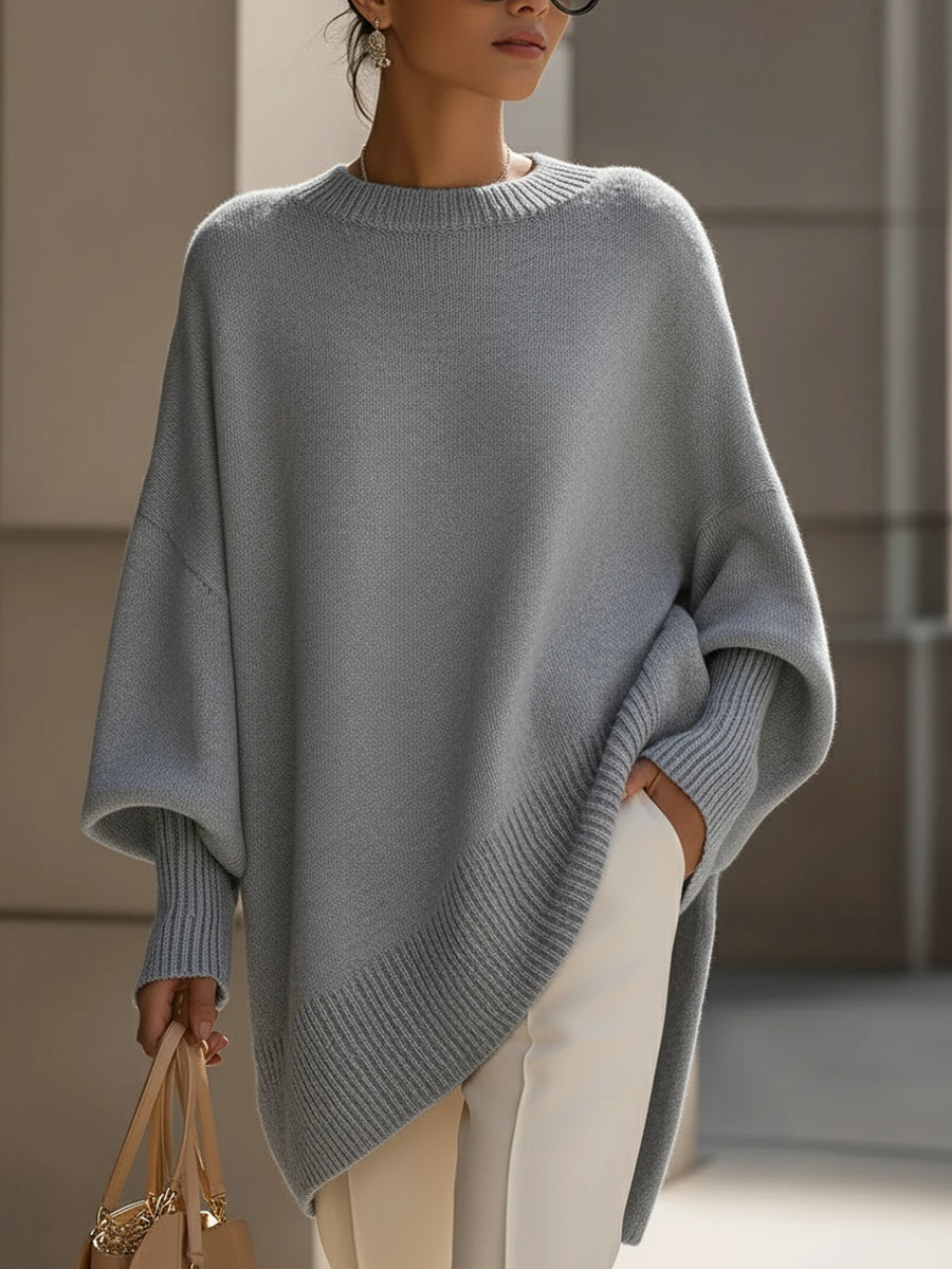 Lucille - Maglione over-size con scollo rotondo