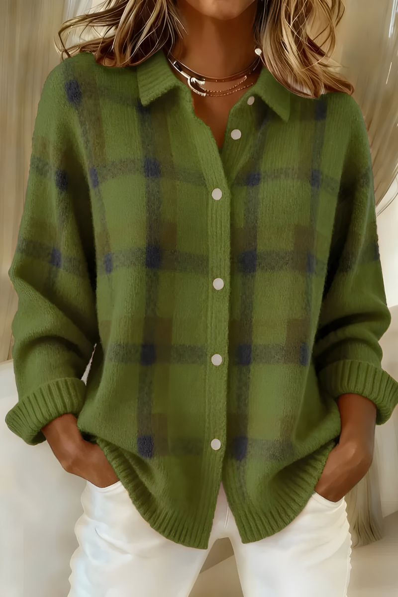 Anna - Cardigan a quadri