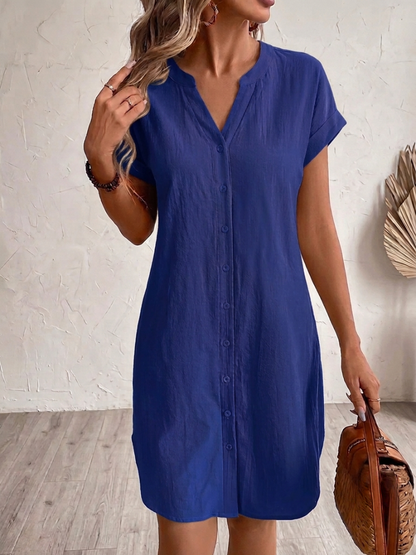 Maribel - Abito Camicia in Lino