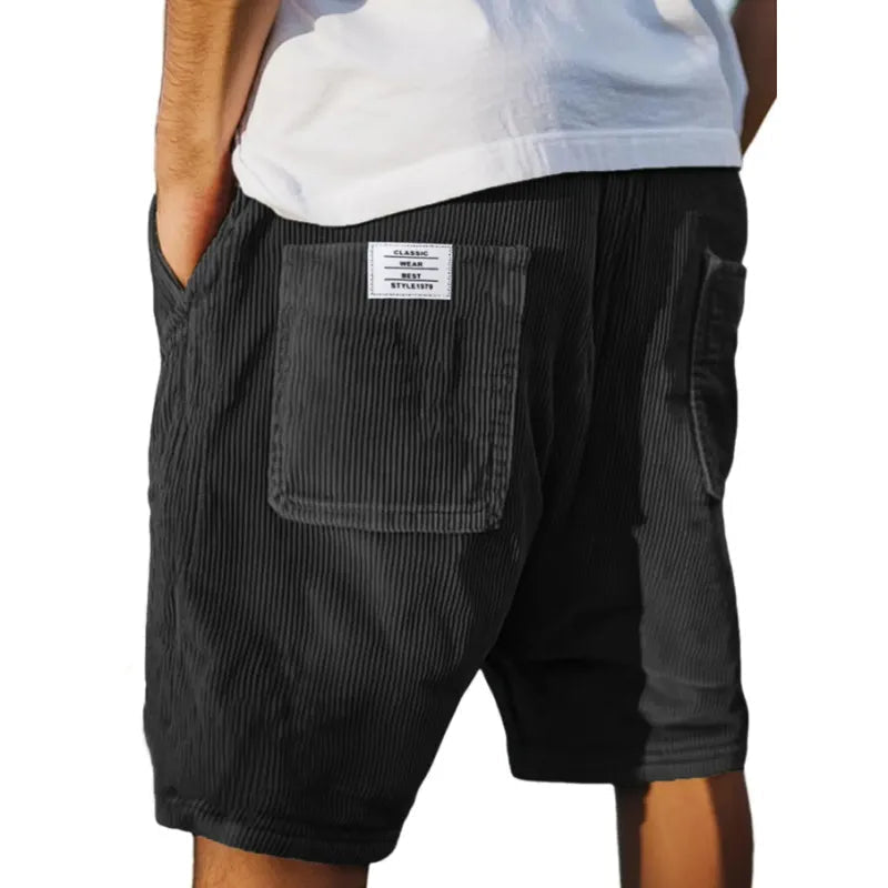 Arvid - Pantaloni Corti in Velluto a Coste