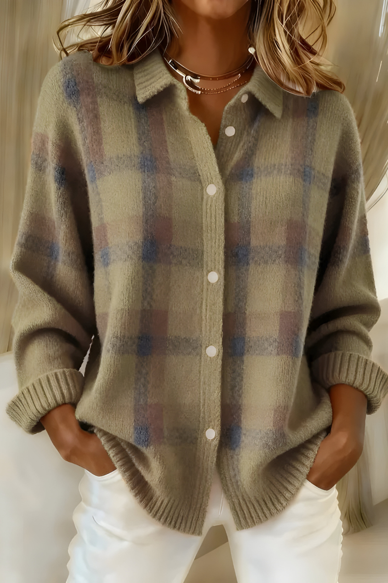 Anna - Cardigan a quadri