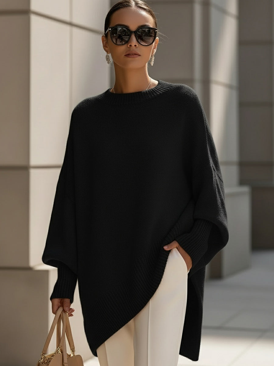 Lucille - Maglione over-size con scollo rotondo