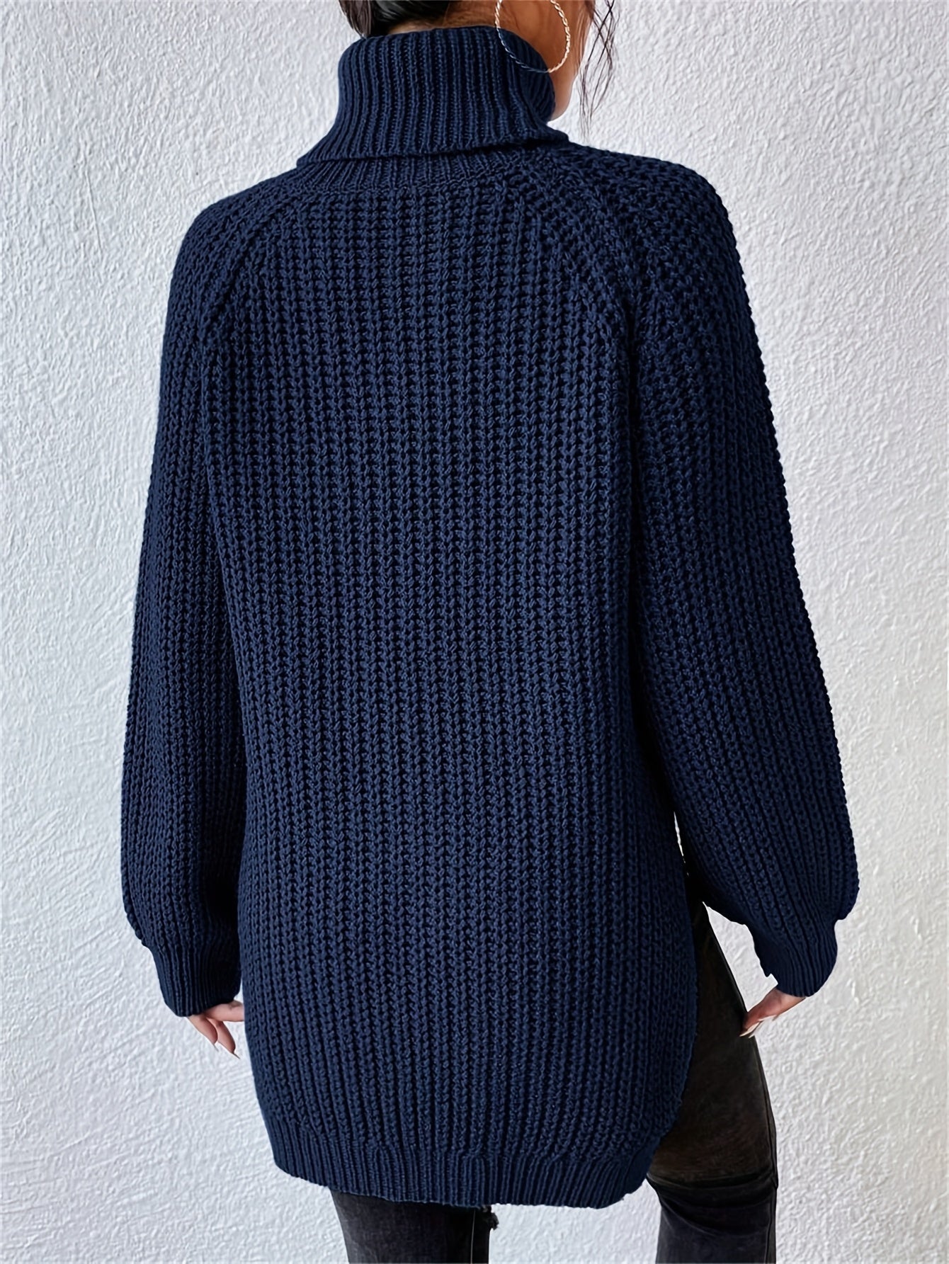 Lysette - Maglione a raglan con collo alto