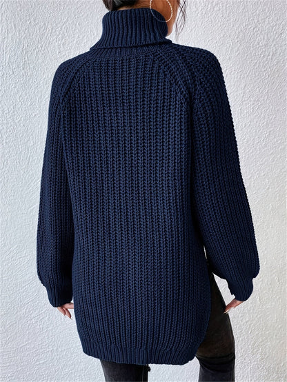 Lysette - Maglione a raglan con collo alto