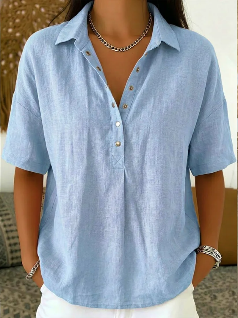 Soline - Camicia blusa oversize fluida