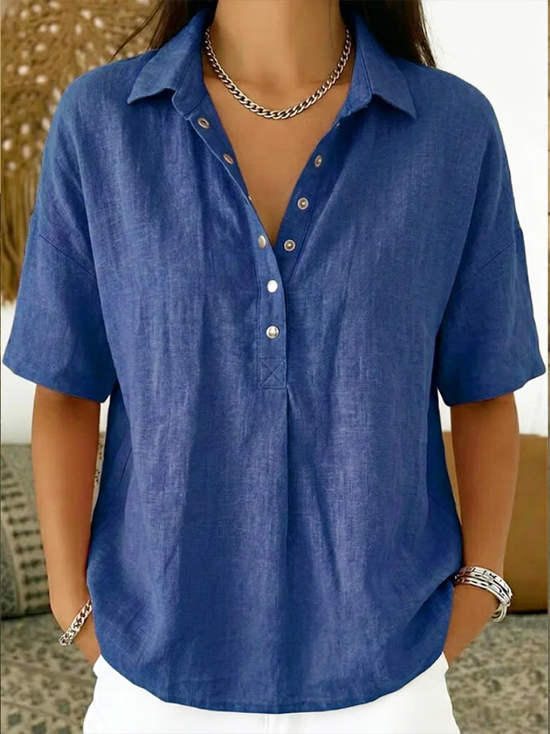 Soline - Camicia blusa oversize fluida