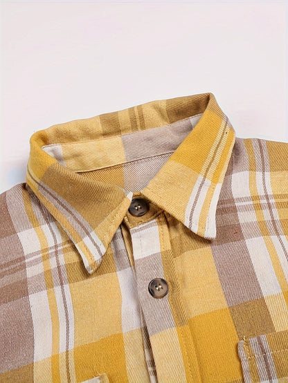 Lillie - Blusa a maniche lunghe a quadri