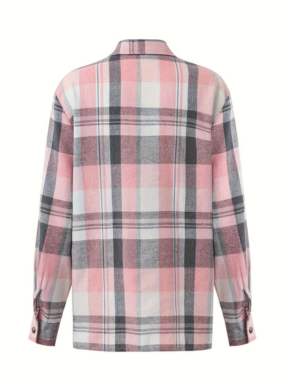 Isalda - Blusa a maniche lunghe Vichy