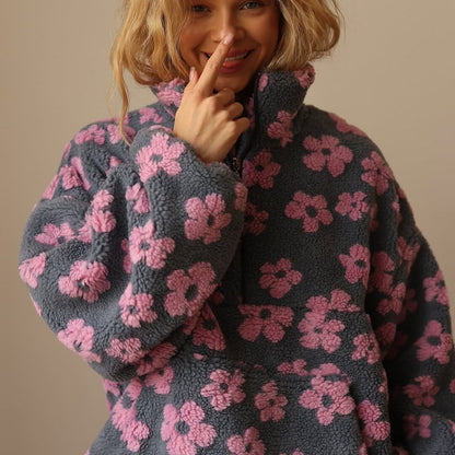 Alenia - Giacca in Teddy Fleece Morbida
