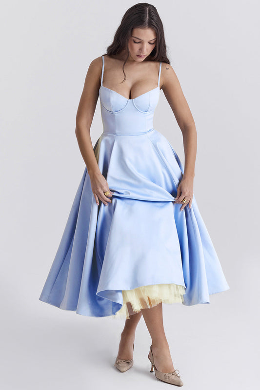 Alenya - Abito Midi in Tulle High-Low