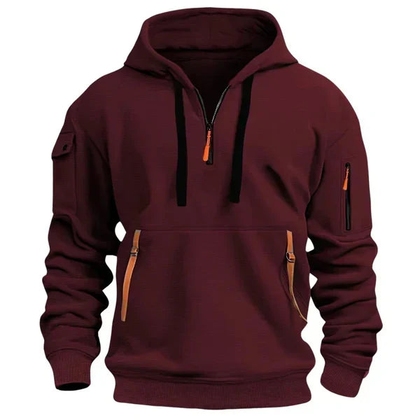 Albrin - Pullover con cappuccio riscaldante