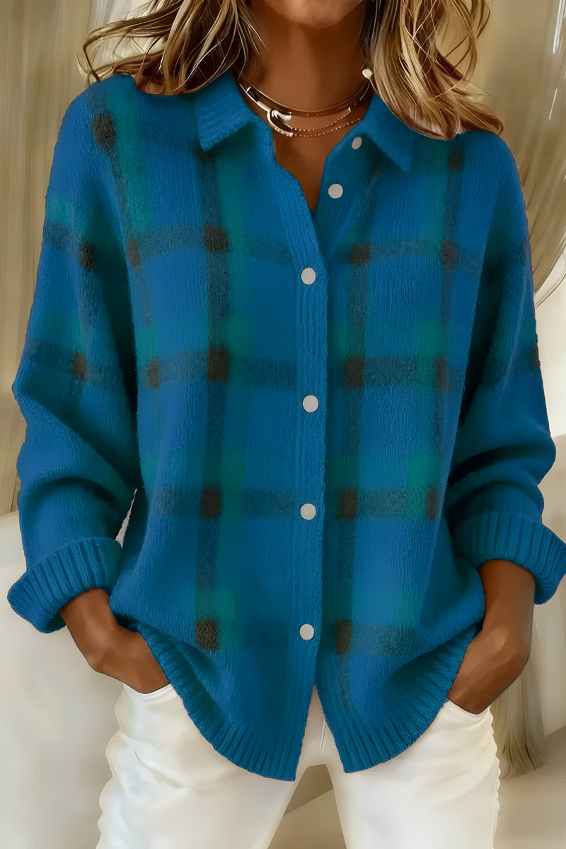 Anna - Cardigan a quadri