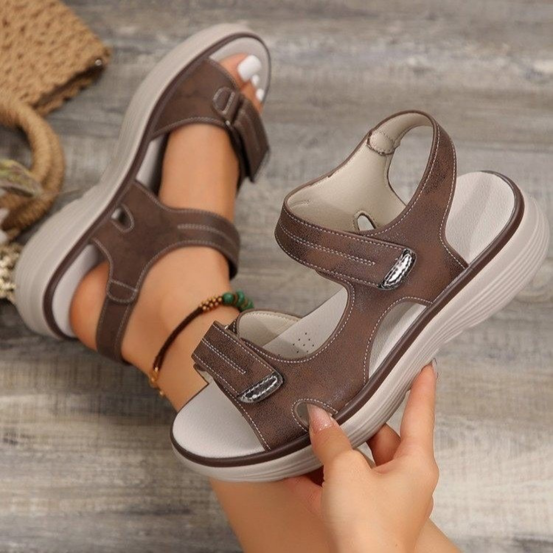 Corvella - Sandali con Velcro Imbottiti