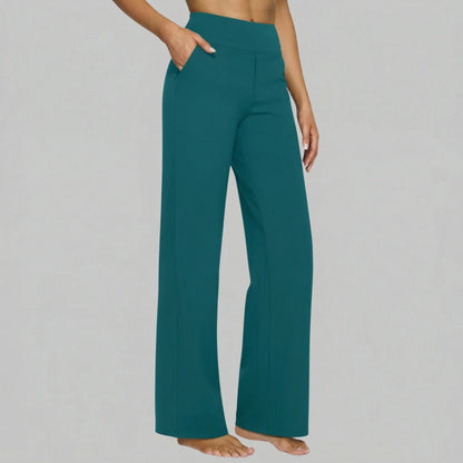Klara - Pantaloni Stretch a Vita Alta con Tasche