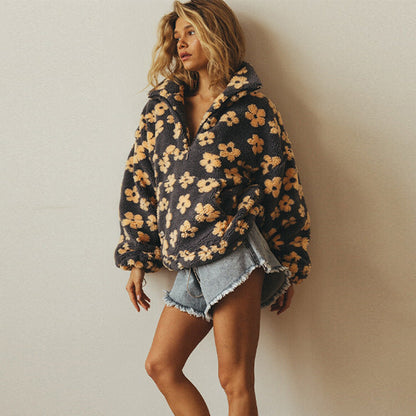 Alenia - Giacca in Teddy Fleece Morbida