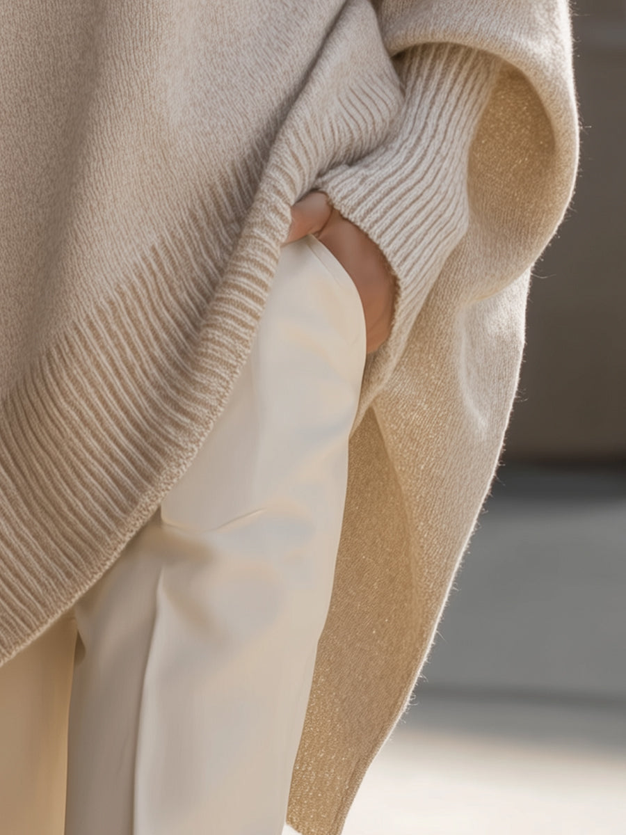 Lucille - Maglione over-size con scollo rotondo