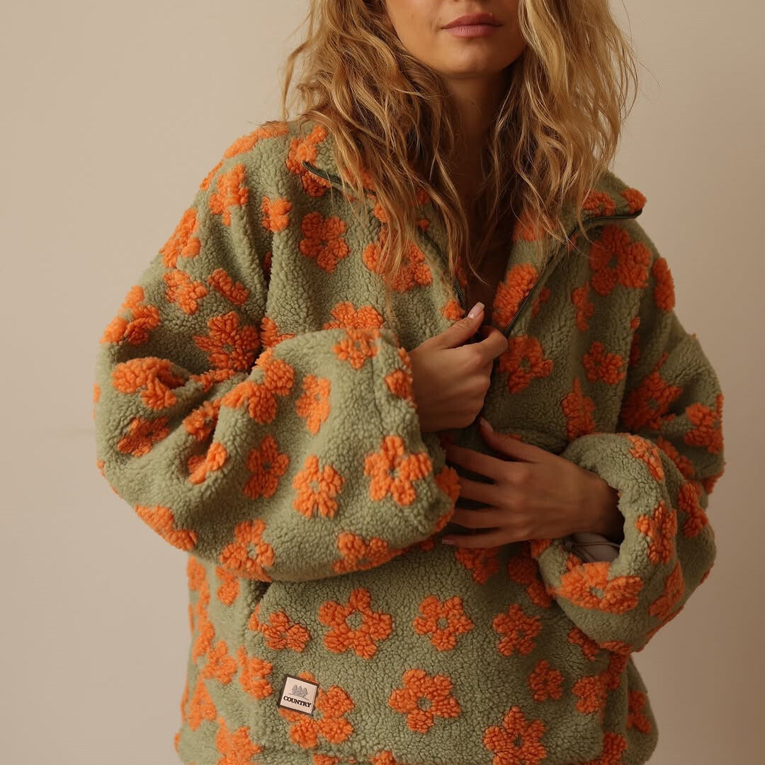 Alenia - Giacca in Teddy Fleece Morbida