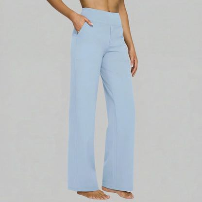 Klara - Pantaloni Stretch a Vita Alta con Tasche