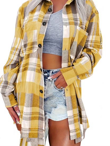 Lillie - Blusa a maniche lunghe a quadri