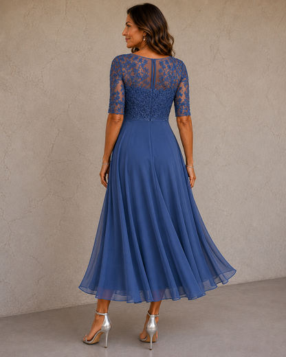 Annmarie - Abito da sera con pizzo e chiffon