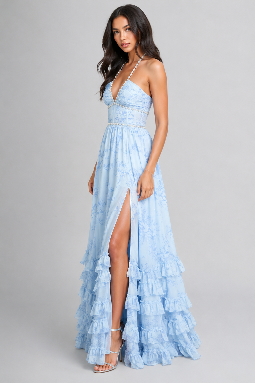 Valeska - Abito Maxi Vintage Floreale