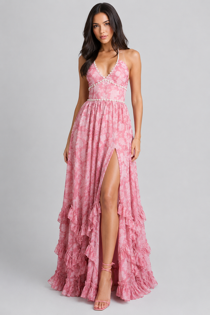 Valeska - Abito Maxi Vintage Floreale