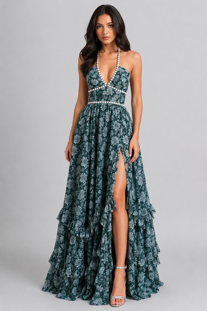Valeska - Abito Maxi Vintage Floreale