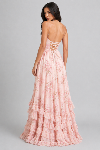 Valeska - Abito Maxi Vintage Floreale