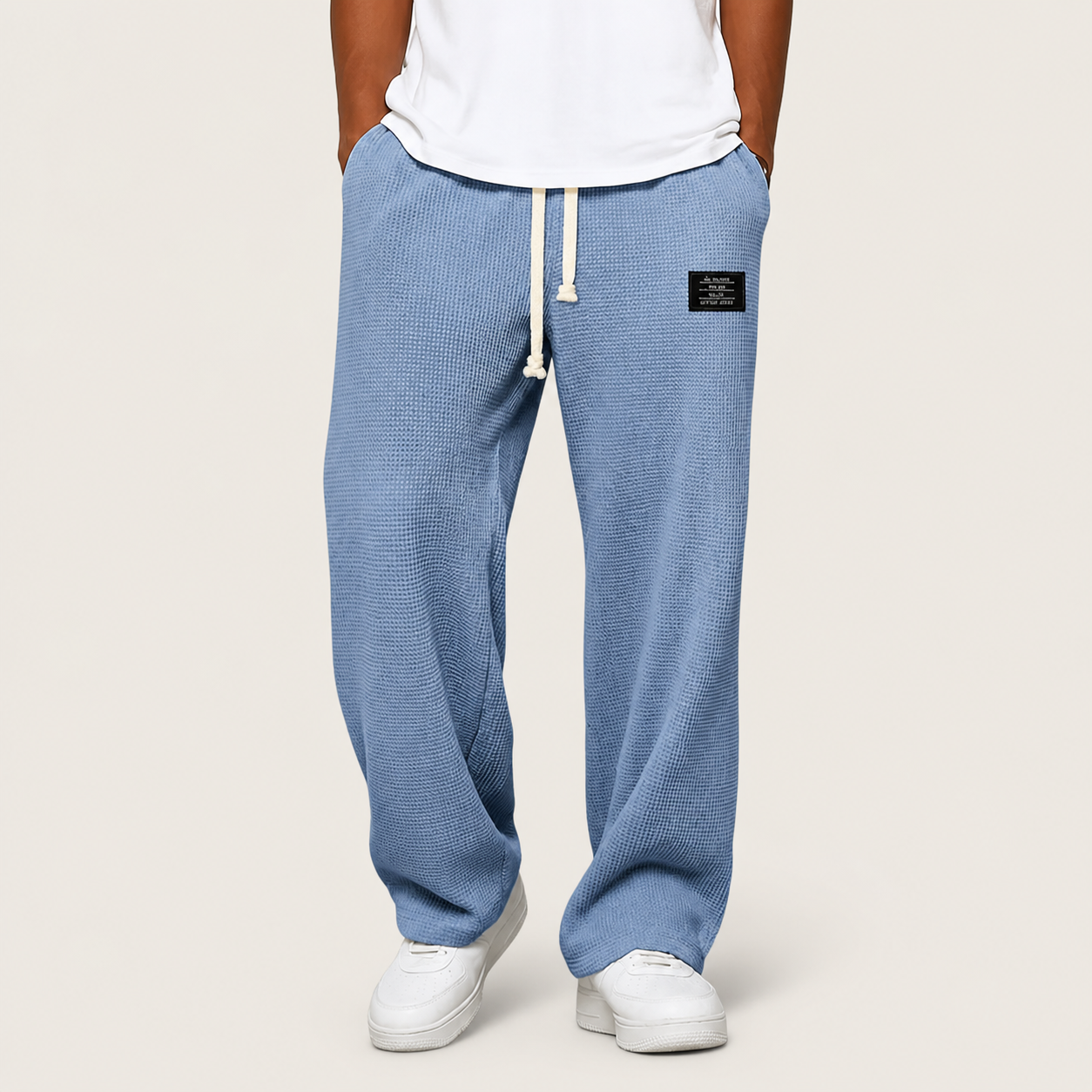 Arvon - Pantaloni larghi con vita regolabile