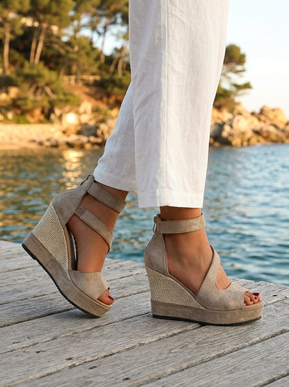 Monica - Sandalo con velcro