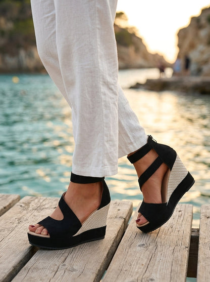 Monica - Sandalo con velcro