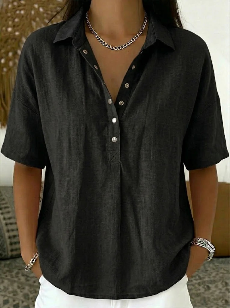 Soline - Camicia blusa oversize fluida