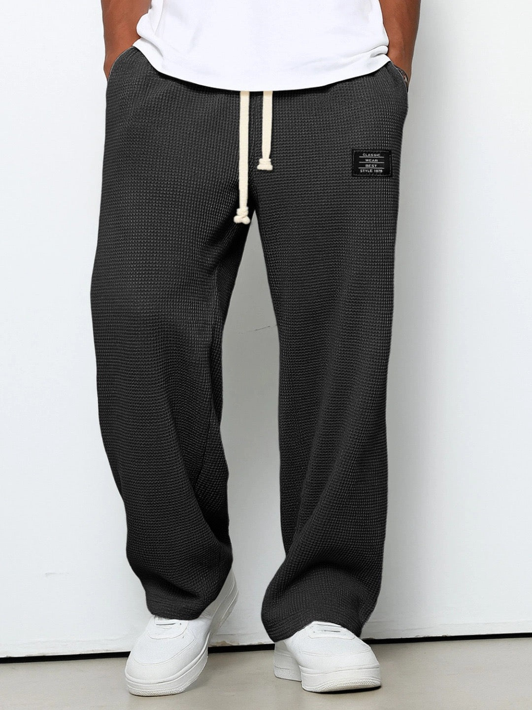 Arvon - Pantaloni larghi con vita regolabile