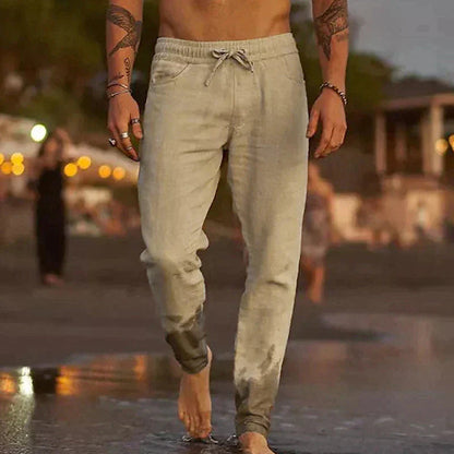 Rivaro - Pantaloni da Spiaggia in Lino per Uomo