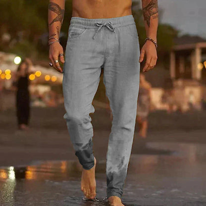 Rivaro - Pantaloni da Spiaggia in Lino per Uomo